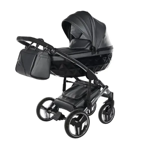 Diamond Fluo 3-in-1 Leather Gray Nacelle Black Frame CM 51 Titanium