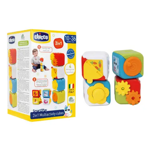 Smart2Play 2-in-1 Multi-Activity Cubes: Children's Educational Game