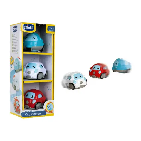 Turbo Ball City Vintage 3 Piece: Vintage Cars for Kids