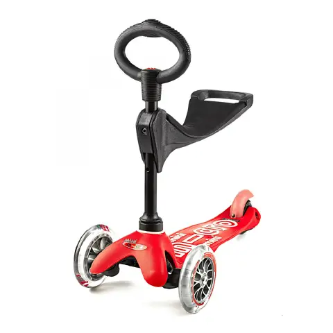 Mini Micro 3in1 Deluxe Red Scooter