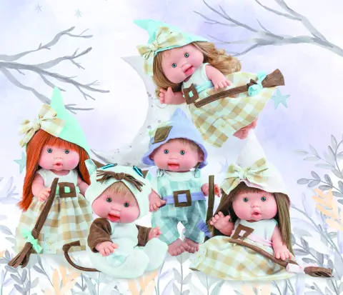 Assorted Forest Witch Nenote Doll