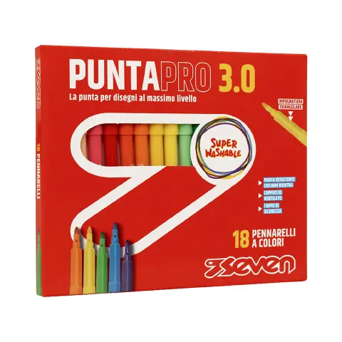 Puntapro 3.0 Markers - Box of 18 Pcs.