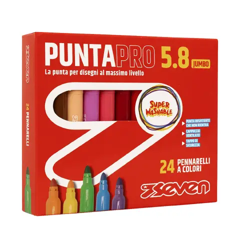 Pennarelli Puntapro 5.8 - Scatola da 24 Pz