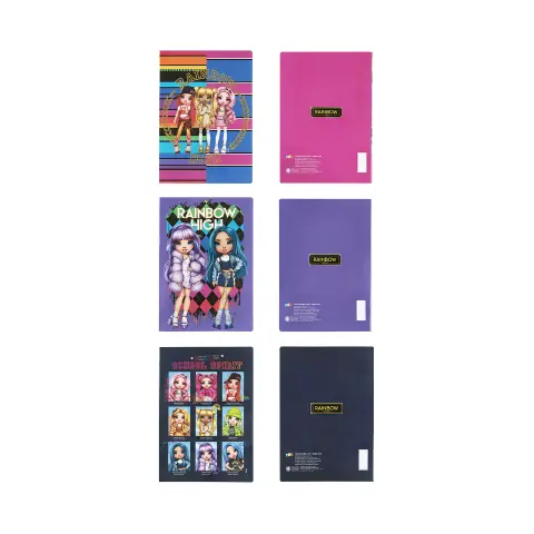Rainbow High Maxi Notebook Ruled A