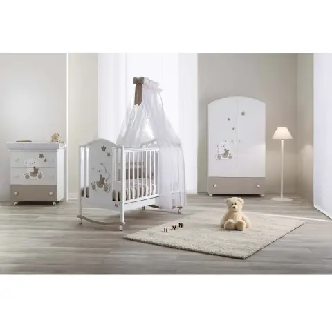 Orsone Wardrobe Turtledove White