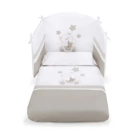 Orsone Duvet Set 3 Pieces White Dove Grey Pali
