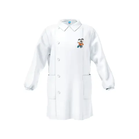 Apron Child Kindergarten 4042 White 6 Years Old