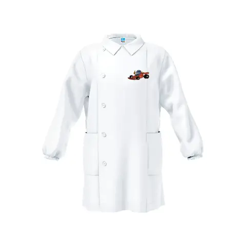 Baby Apron Kindergarten 4057 White 2 Years