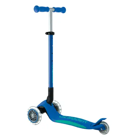 Globber - Primo Foldable Plus Lights Pastel Blue Scooter