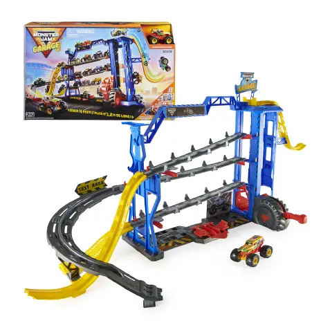 Monster Jam Garage Playset 1:64