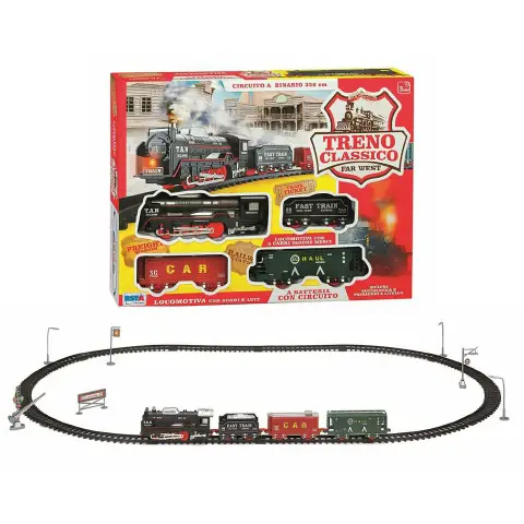 Classic Drum Train With Lights And Sounds