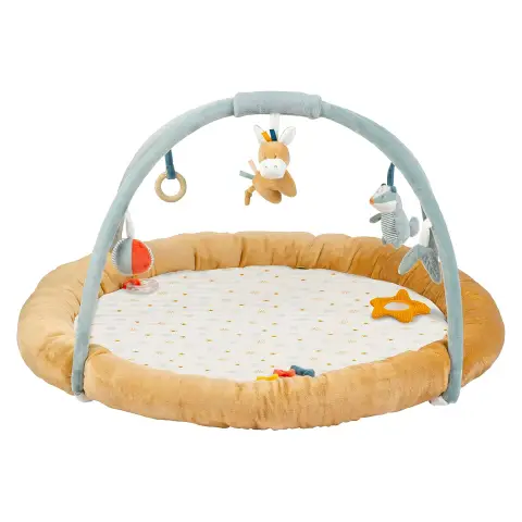 Palestrina Pouf Attività Con Archi Azzurro/Beige