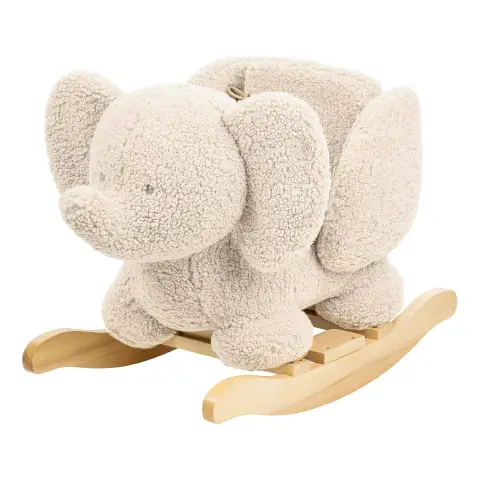 Dondolo Teddy Elefante Bianco