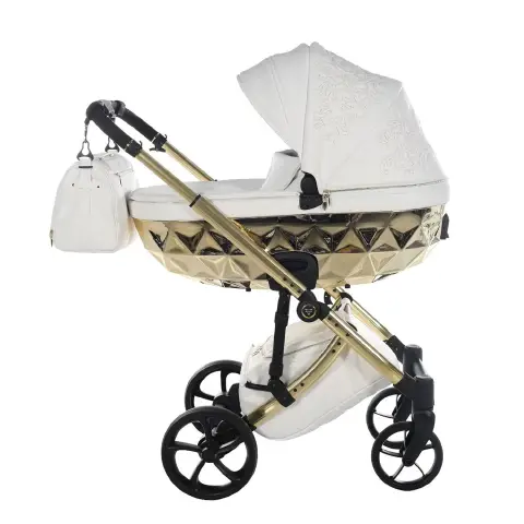Trio Tailor 3 In 1 Ecopelle Bianco - Oro
