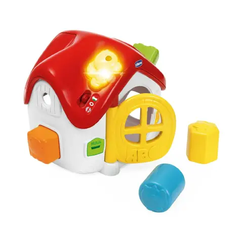 Game ABC Bilingual Interlocking House - Chicco