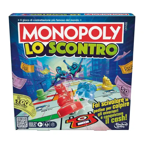Monopoly Lo Scontro, gioco da tavolo per feste in famiglia - Ora a un Prezzo Super Scontato!