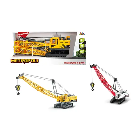 Metropolis Working Vehicle Clutch Crane with Lights and Sounds