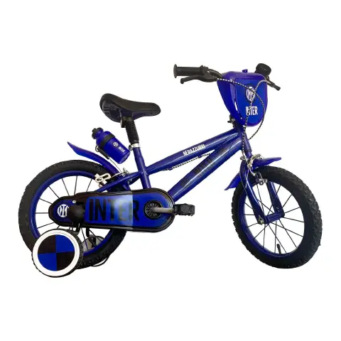 Child's Bicycle 14" Black Light Blue FC Inter