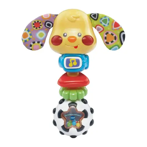 Leo Interactive Rattle: Educational Toy for Infants