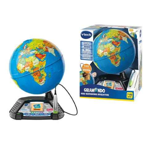 VTech Globetrotter Video Interactive World Map with Screen