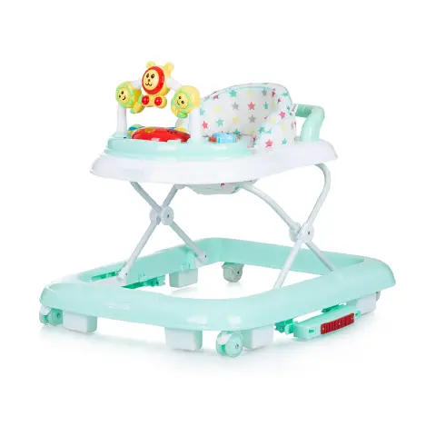 Girello Musicale 4 In 1 Baby Walker Friends Menta