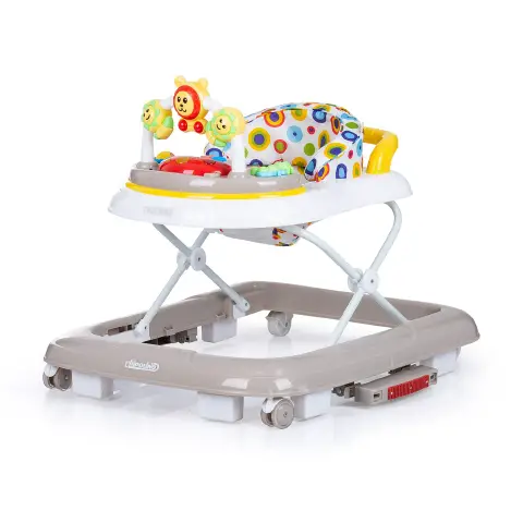 Girello Musicale 4 In 1 Baby Walker Friends Platino