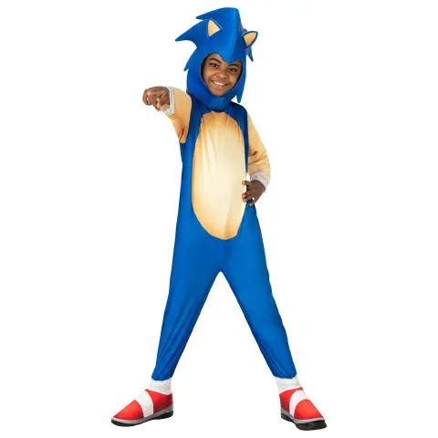 Costume Sonic Hedgehog Classico per Bambini - Taglia XS - 5/6 anni