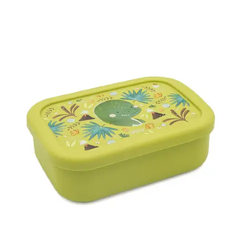 Silicone Snack Box - Dinosaur Cracky