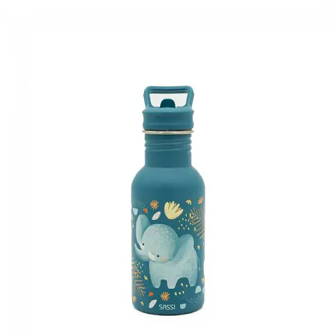 500 Ml Stainless Steel Water Bottle - Chewy Elephant