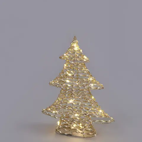 Led Stripes Tree H 40 Cm