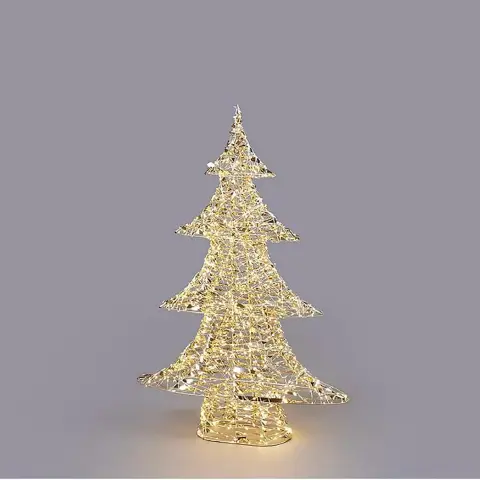 Illuminated Christmas Tree with 960 microleds in Metal