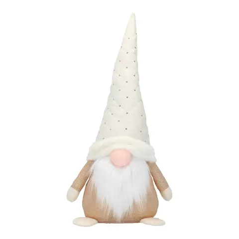 Sitting gnome gold 45 cm