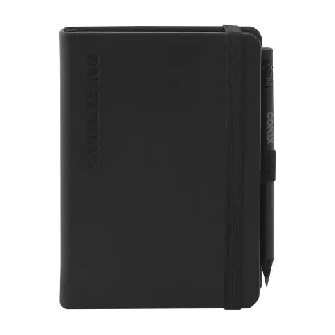 Comix Mignon Daily Agenda 12 Months Black with Pencil