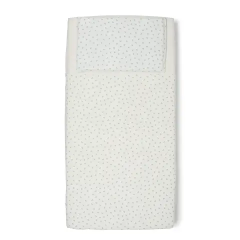 Lenzuolo Sopra con Federa Trifoglio per Lettino 110X150cm