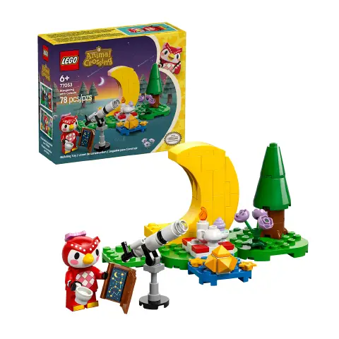 Lego Animal Crossing - Osservando Le Stelle con Celeste 77053