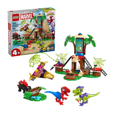 Lego Spidey - Battaglia con Raptor Quartier Generale Sull’albero di Spider-man e Gobby 11200