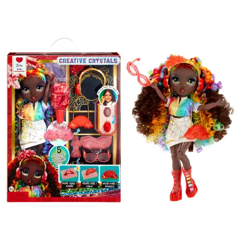 Rainbow High Creative Crystals Fashion Doll - Iris Bow