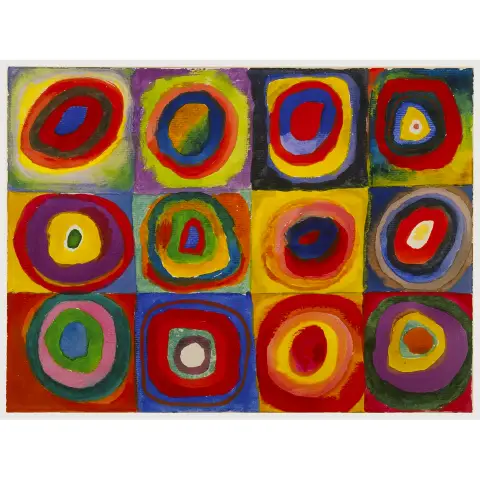 Puzzle 1500 Pezzi Art Kandinsky: Studio sul Colore