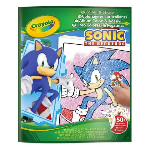 Album Adesivi Coloring Sonic