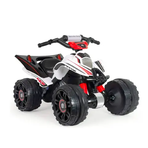 Quad Elettrico 24V ATV Mercedes-Benz per Bambini con Ruote in EVA, Luci LED e Due Velocità