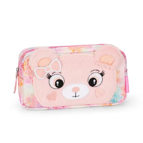 Portatutto Mofu Mofu Orso – Astuccio Fluffy con Zip