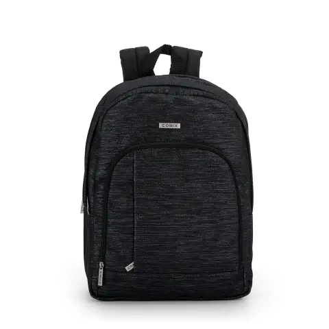 Comix Zaino Scuola Organizzato Lurex Nero 31L