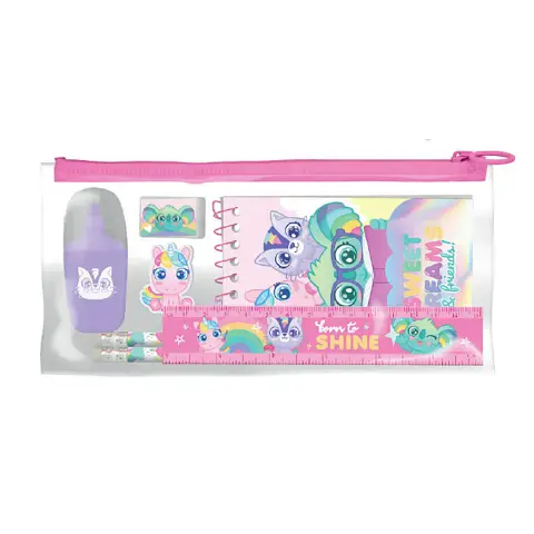 Set Didattico Con Bustina 7 Pz Sweet Dreams & Friends