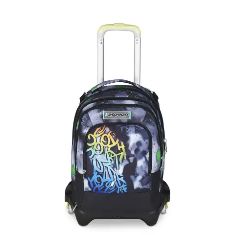 Sprint Paint Boy Zaino Scuola Trolley Jack -3wd+ Detach