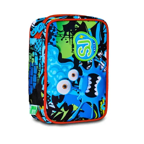 Sj Gang Fantasys Boy Astuccio Scuola Speed Pad+