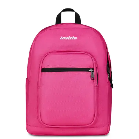 Zaino Scuola Backpack Jelek Plain Grs Raspberry Rose
