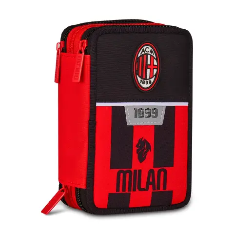 Milan Kick And Score Astuccio Scuola 3 Zip