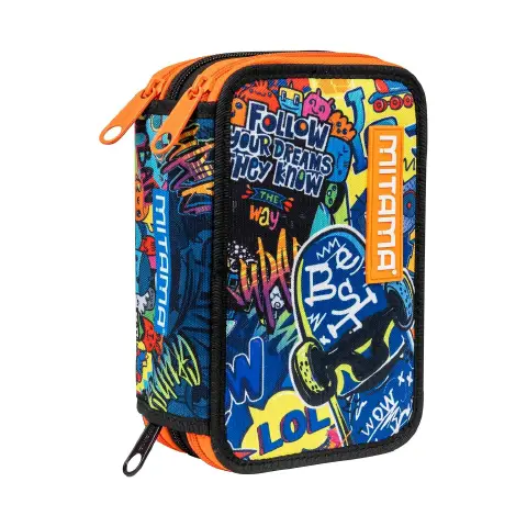 Mitama Astuccio Triplo Skate Dream con 47 Pezzi Inclusi