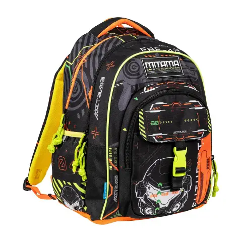 Mitama Zaino Fluo Battle New Plus Scuola 30L Elementari