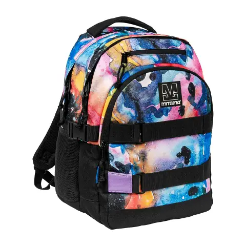 Mitama Zaino Scuola WATER COLOR #BDBF Triplo Scomparto 30L